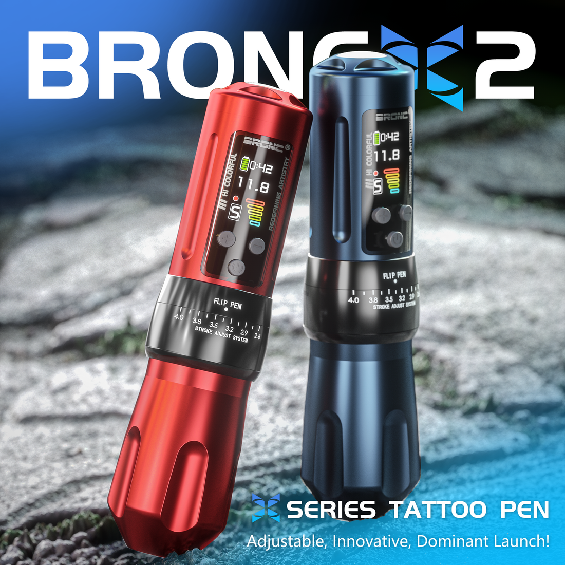 2024 BRONC X2 Adjustable Wireless Pen