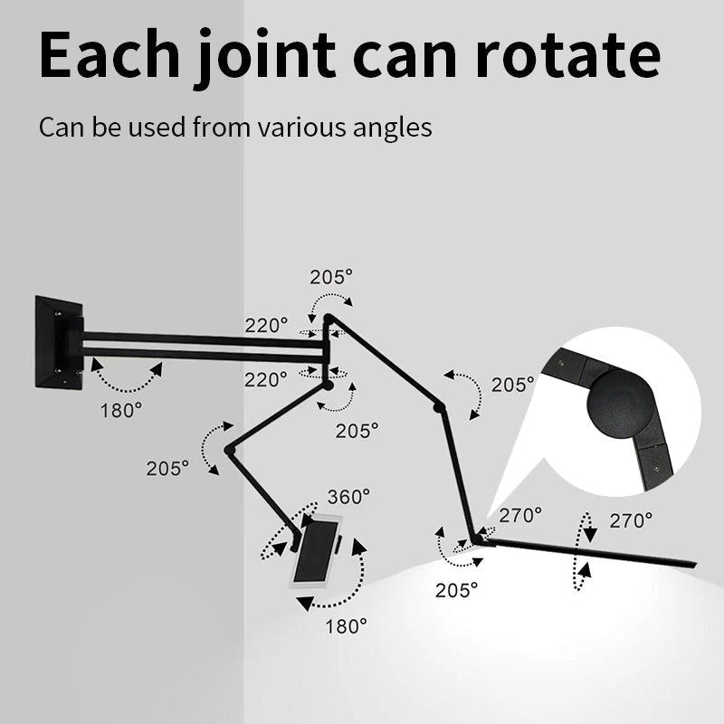 Multifunctional and convenient work lamp---Wall mounted light