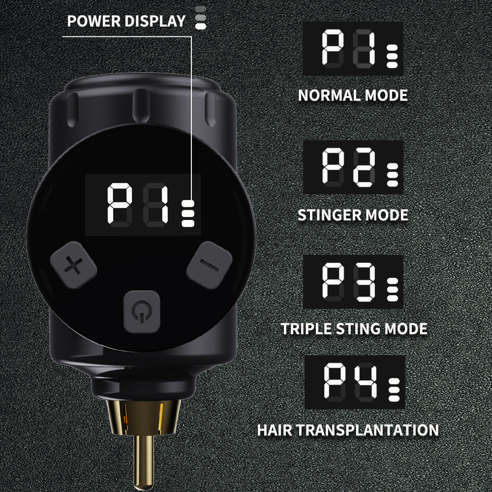 WP4 MINI WIRELESS TATTOO MULTIFUNCTIONAL BATTERY-RCA-1300mA