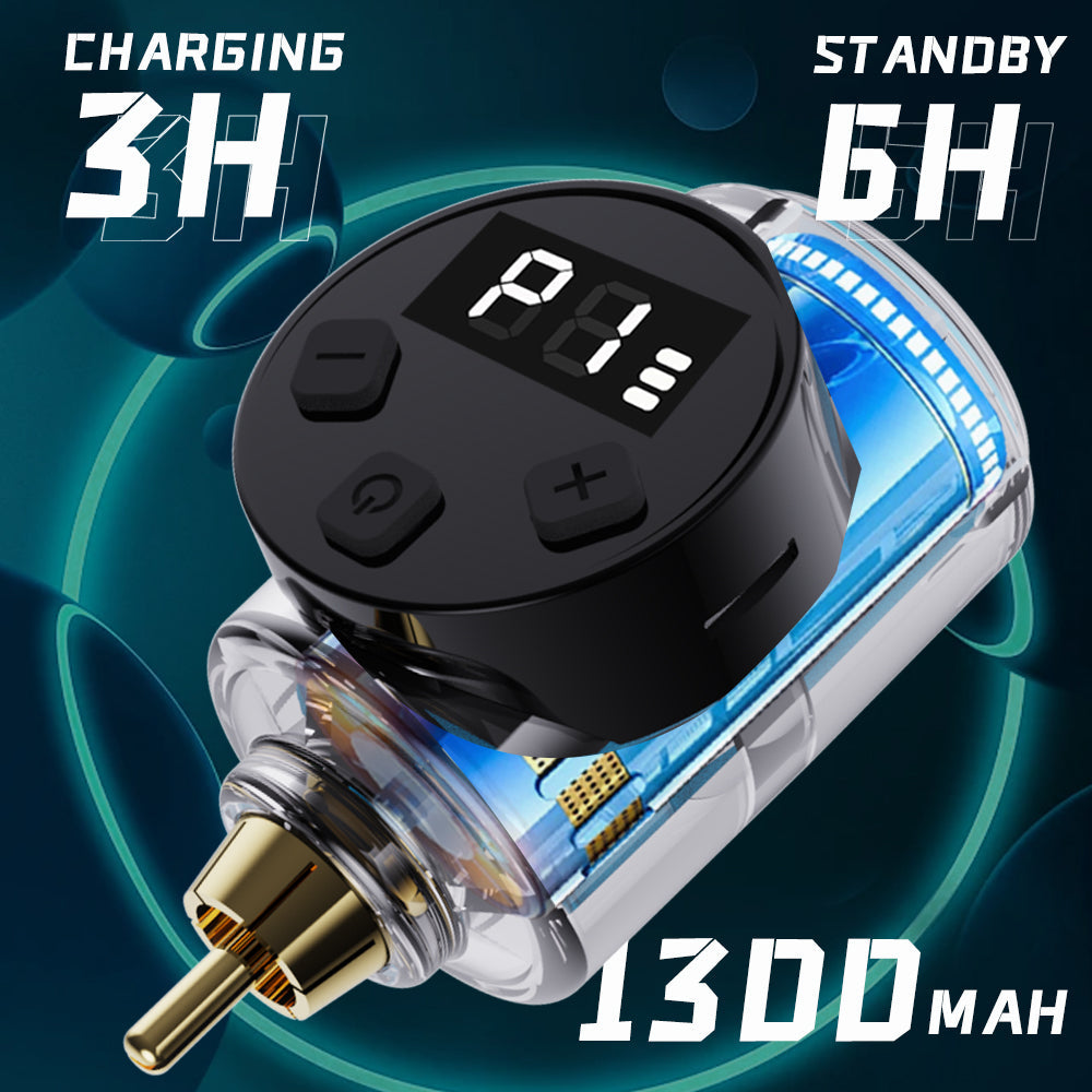 WP4 MINI WIRELESS TATTOO MULTIFUNCTIONAL BATTERY-RCA-1300mA