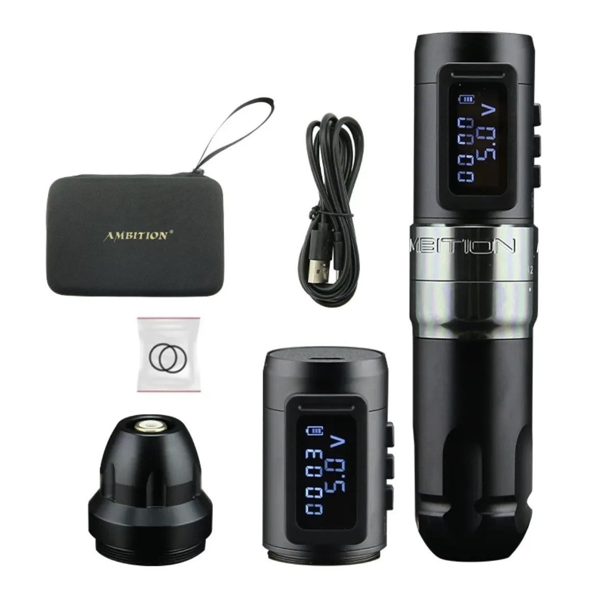 Ambition MARS-U Wireless Tattoo Machine with Adjustable Stroke