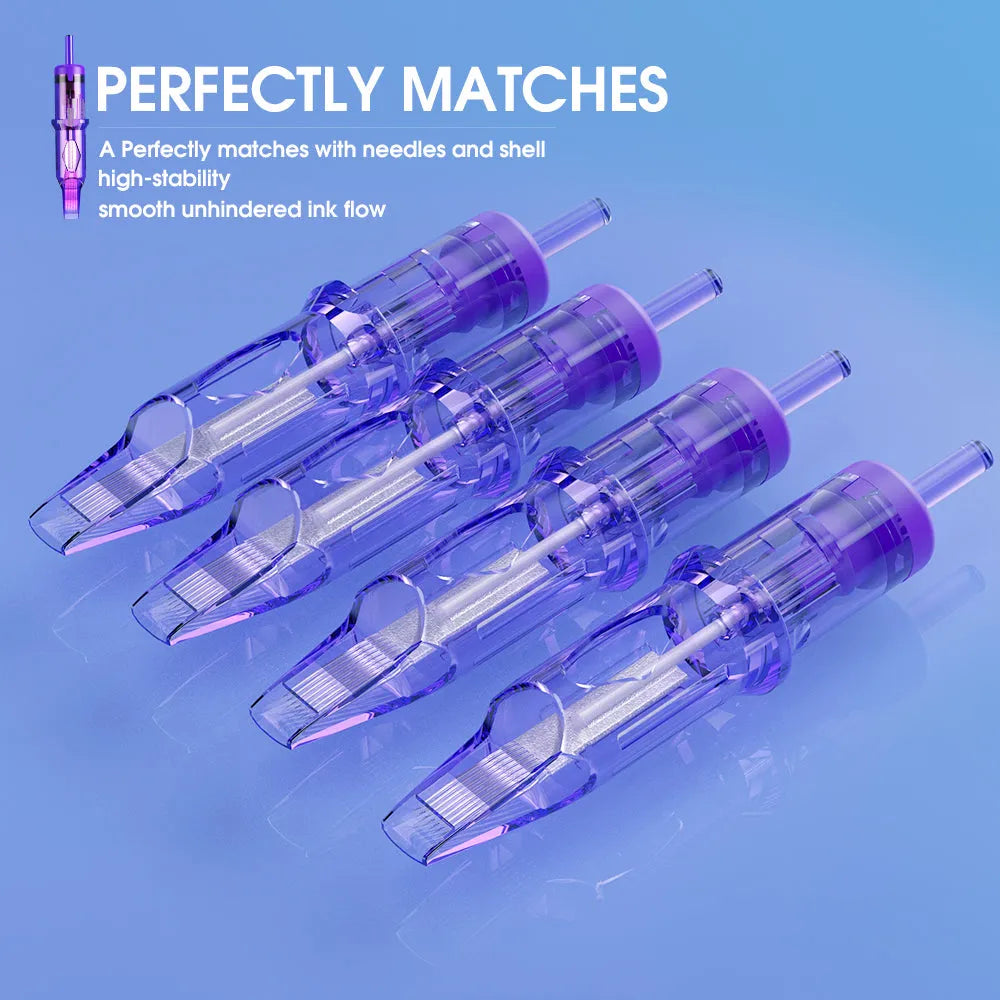 Mast Pro Tattoo Cartridges Needles 0.30MM/0.35MM Magnum – Box of 20Pcs