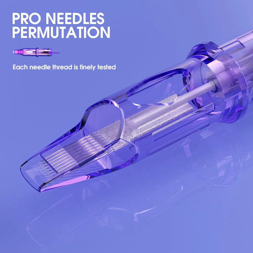 Mast Pro Tattoo Cartridges Needles 0.30MM/0.35MM Magnum – Box of 20Pcs