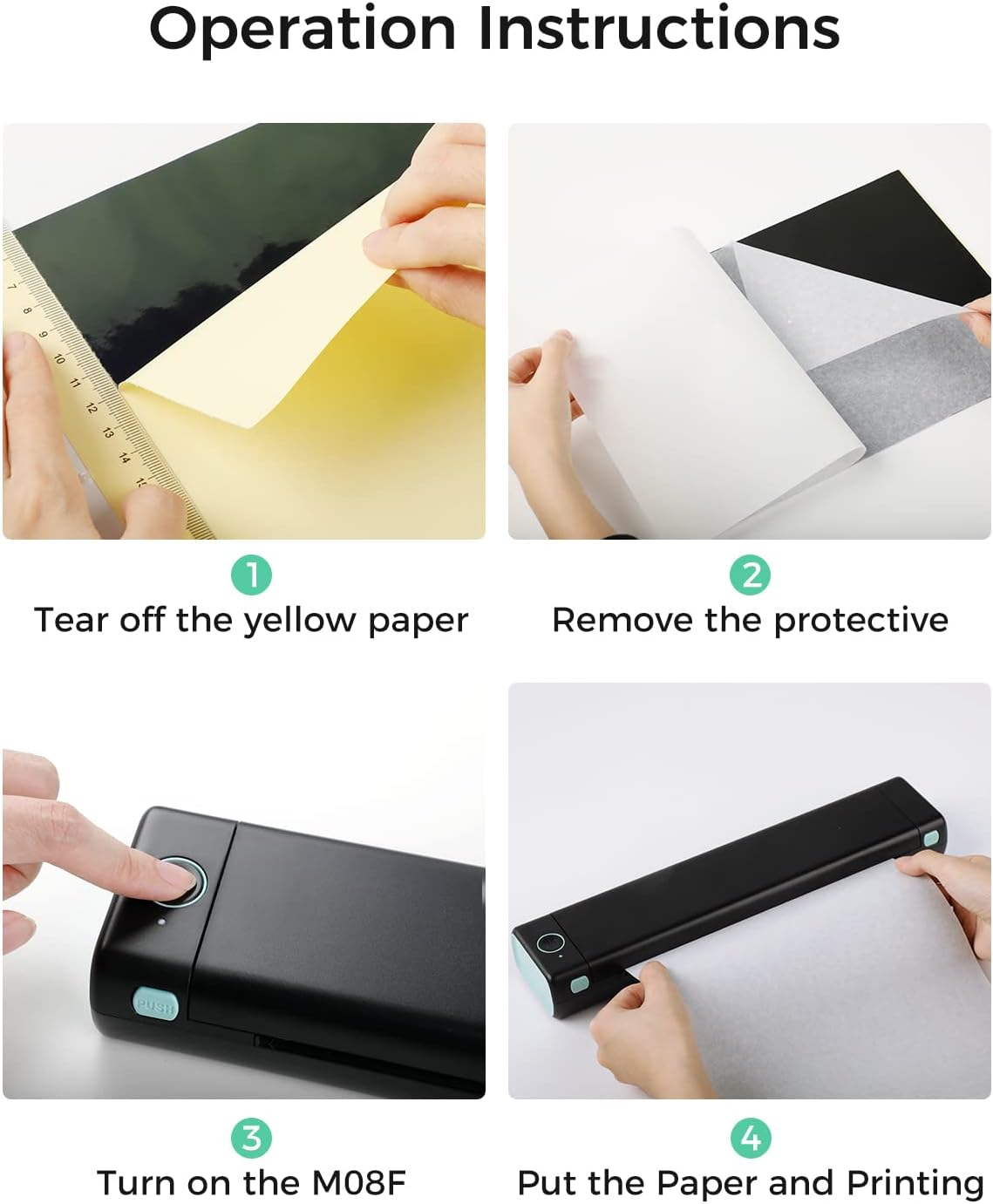 Phomemo M08F Wireless Tattoo Transfer Stencil Printer 216mm