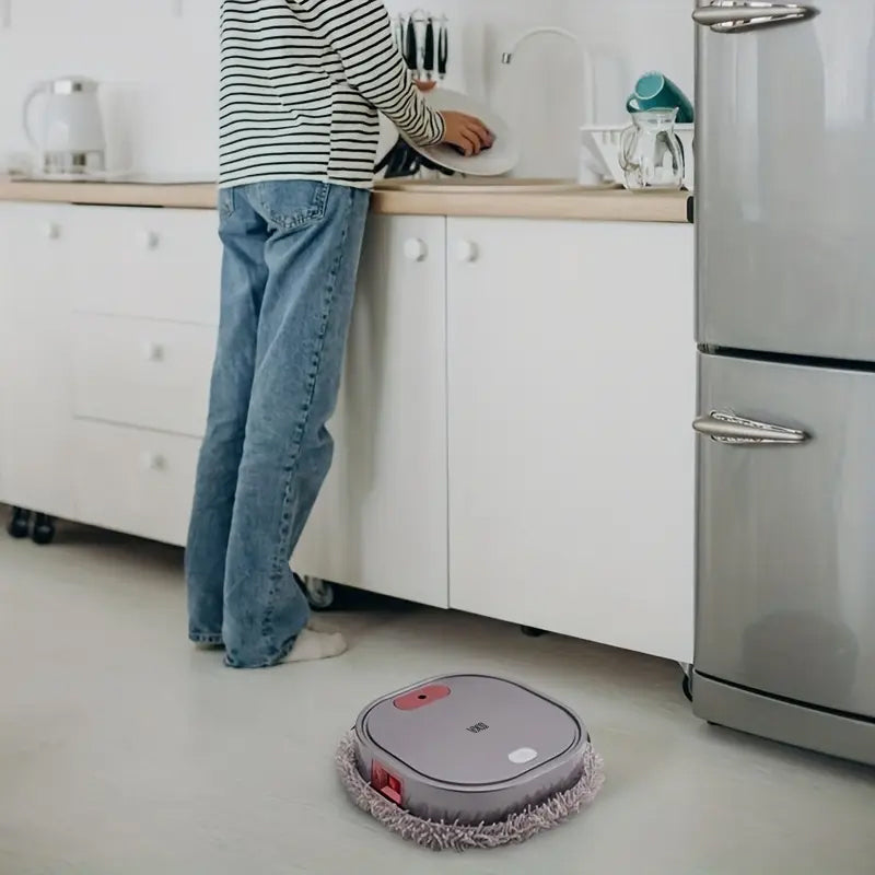 3In1 Household Automatic Spray Mop Robot Commercial Cleaning Robots Floor Scrubber Electric Professionnel Smart Mopping Machine Without adapter plug