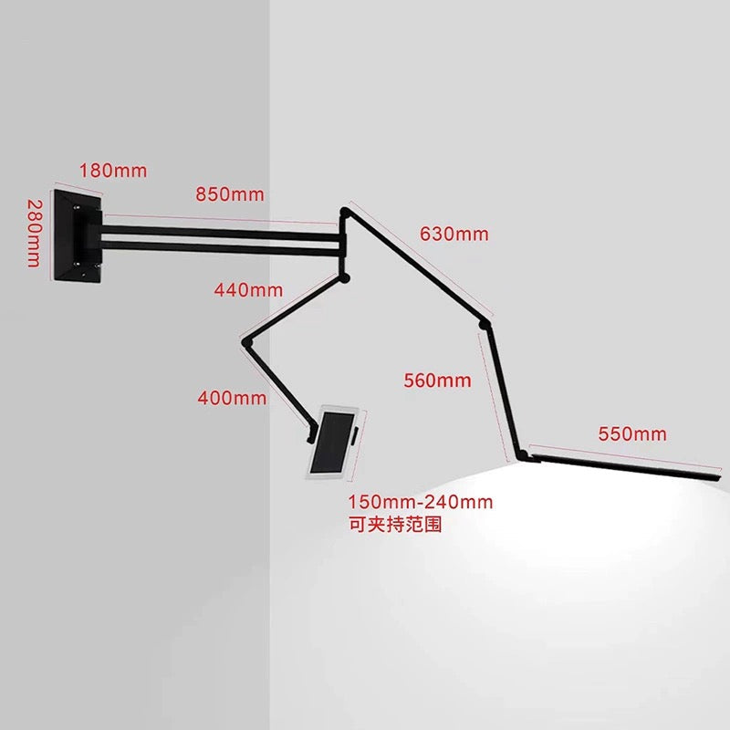 Multifunctional and convenient work lamp---Wall mounted light