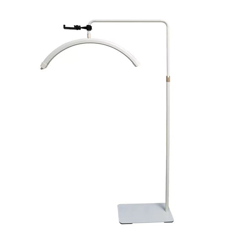 Tattoo Estheticians Pmu Eyelash LED Floor Light, moon Lamp with phone holder
