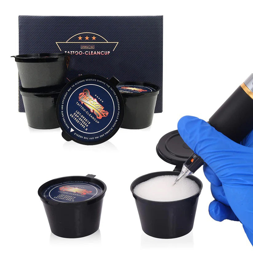 18pcs High-Quality Tattoo Dip Cup Caps