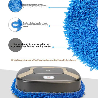 Automatic Robot Vacuum Cleaner Household Mopping Floor Intelligent Mop Machine USB Charging Cleaner Sweeping Robot Automatic Vacuum Cleaner Robot Pet Hair