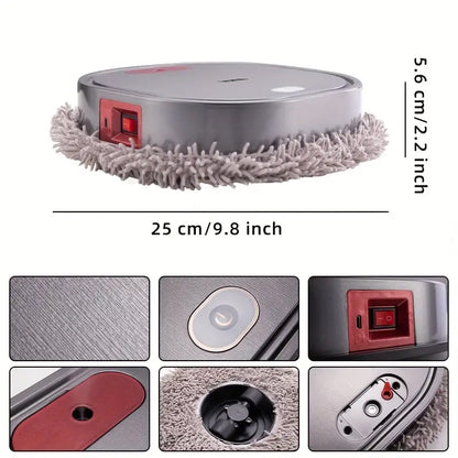 3In1 Household Automatic Spray Mop Robot Commercial Cleaning Robots Floor Scrubber Electric Professionnel Smart Mopping Machine Without adapter plug